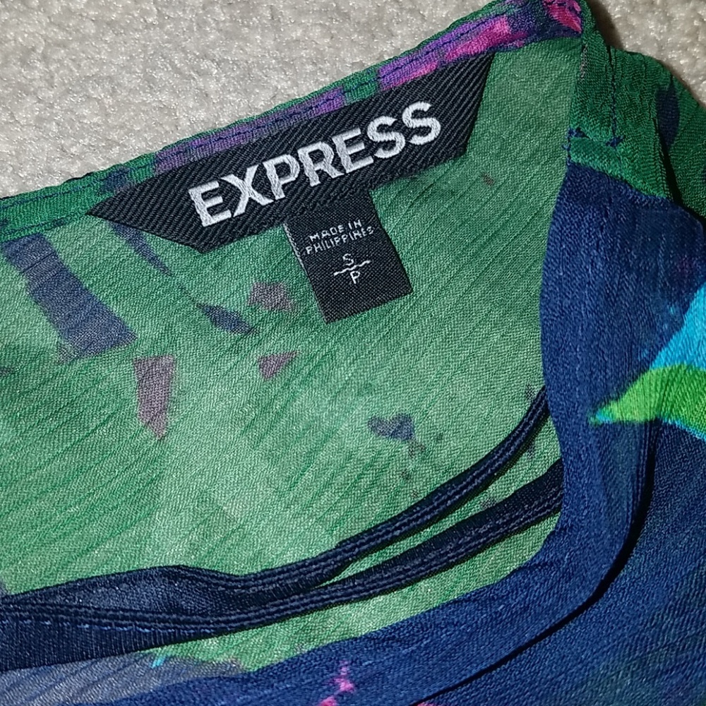 Express Floral Dress, Perfect Condition, Small - Picture 4 of 6